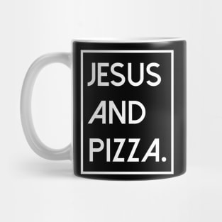 jesus-christ-team jesus- religious - gift - Jesus and pizza Mug